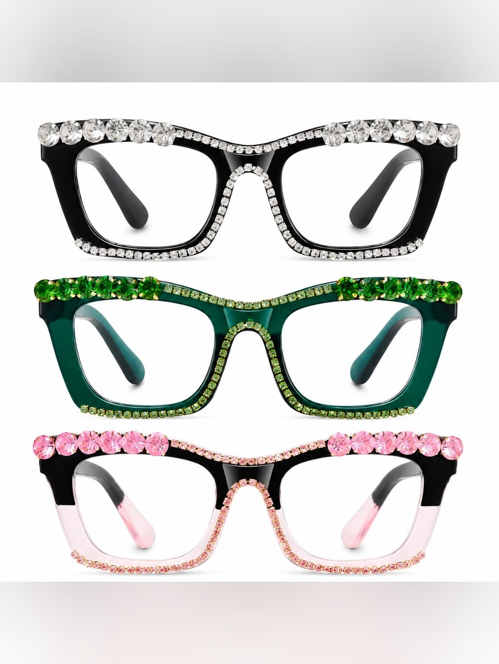 Women’s +3.00 Anti Blue Light Reading Glasses Stylish and comfortable - Picture 3 of 7